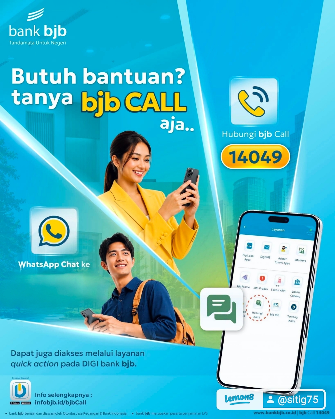 Nomor WA resmi bank bjb
